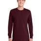 Men's Long Sleeve Essential Tee - PC61LS - Athletic Maroon