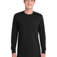Men's Long Sleeve Essential Tee - PC61LS - Jet Black