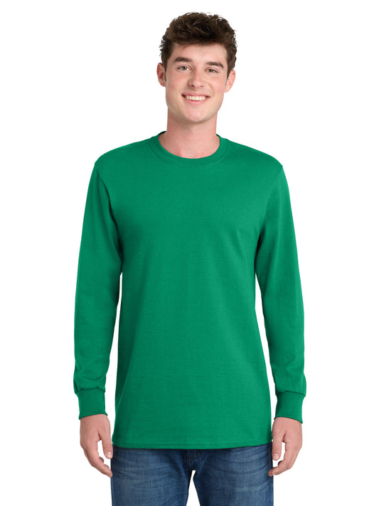 Men's Long Sleeve Essential Tee - PC61LS - Kelly