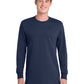 Men's Long Sleeve Essential Tee - PC61LS - Navy