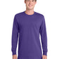 Men's Long Sleeve Essential Tee - PC61LS - Purple