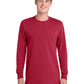 Men's Long Sleeve Essential Tee - PC61LS - Red