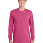 Men's Long Sleeve Essential Tee - PC61LS - Sangria