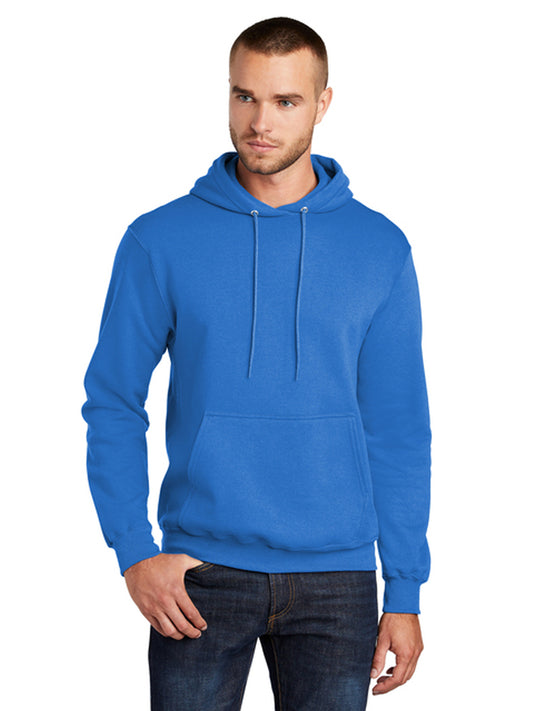 Men's 1-Pocket Core Fleece Pullover Hooded Sweatshirt - PC78H - Royal