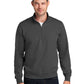 Men's Pocketless 1/4-Zip Fleece Sweatshirt - PC850Q - Charcoal