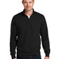 Men's Pocketless 1/4-Zip Fleece Sweatshirt - PC850Q - Jet Black