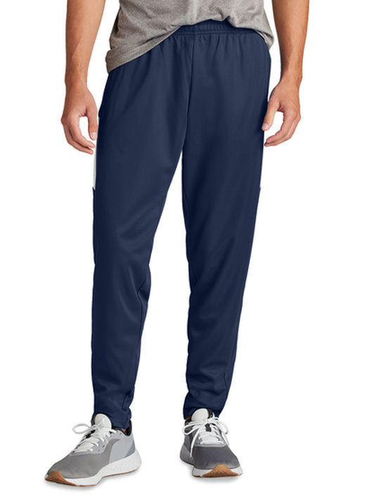 Men's 2-Pocket Moisture Wicking Travel Pant - PST800 - True Navy/ White
