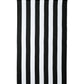 Cabana Stripe Beach Towel - PT43 - Black