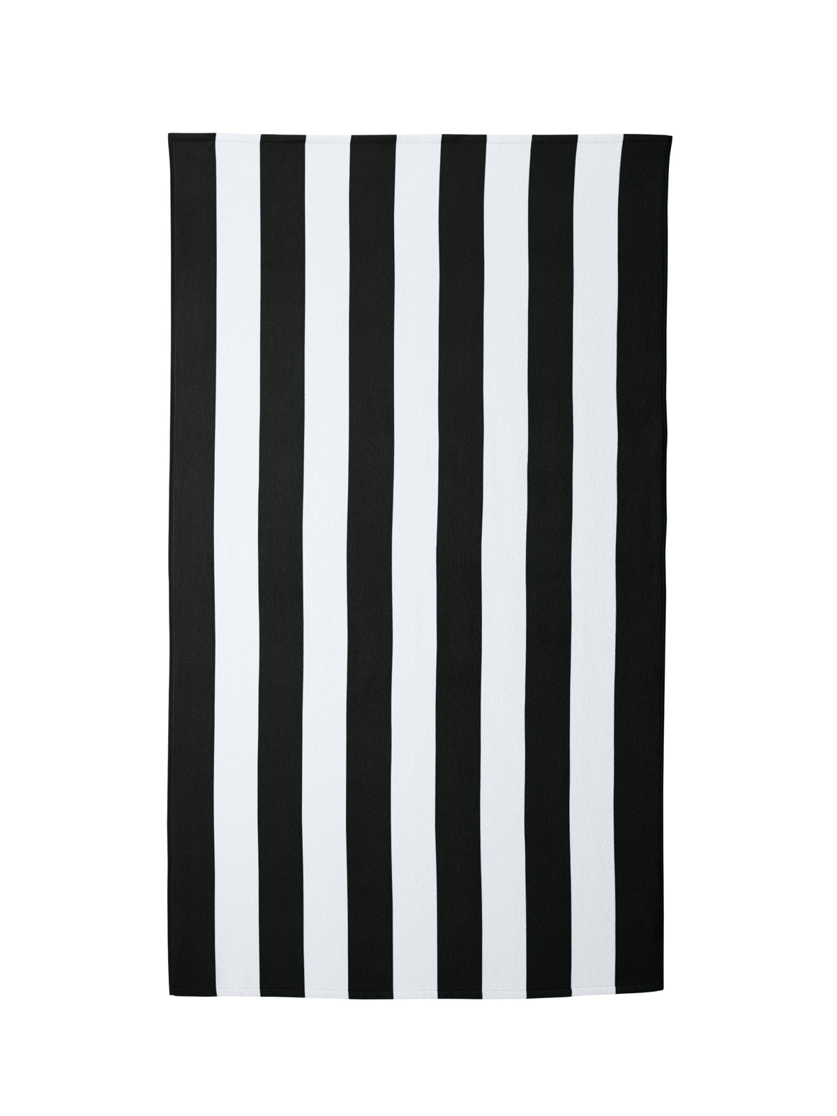 Cabana Stripe Beach Towel - PT43 - Black
