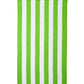 Cabana Stripe Beach Towel - PT43 - Bright Lime