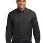 Men's Long Sleeve Easy Case Shirt - S608ES - Black/Light Stone