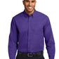 Men's Long Sleeve Easy Case Shirt - S608ES - Purple/Light Stone