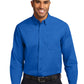 Men's Long Sleeve Easy Case Shirt - S608ES - Strong Blue