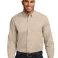 Men's Long Sleeve Easy Case Shirt - S608ES - Stone