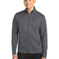 Men's Sport-Wick Fleece Full-Zip Jacket - ST241 - Dark Smoke Grey