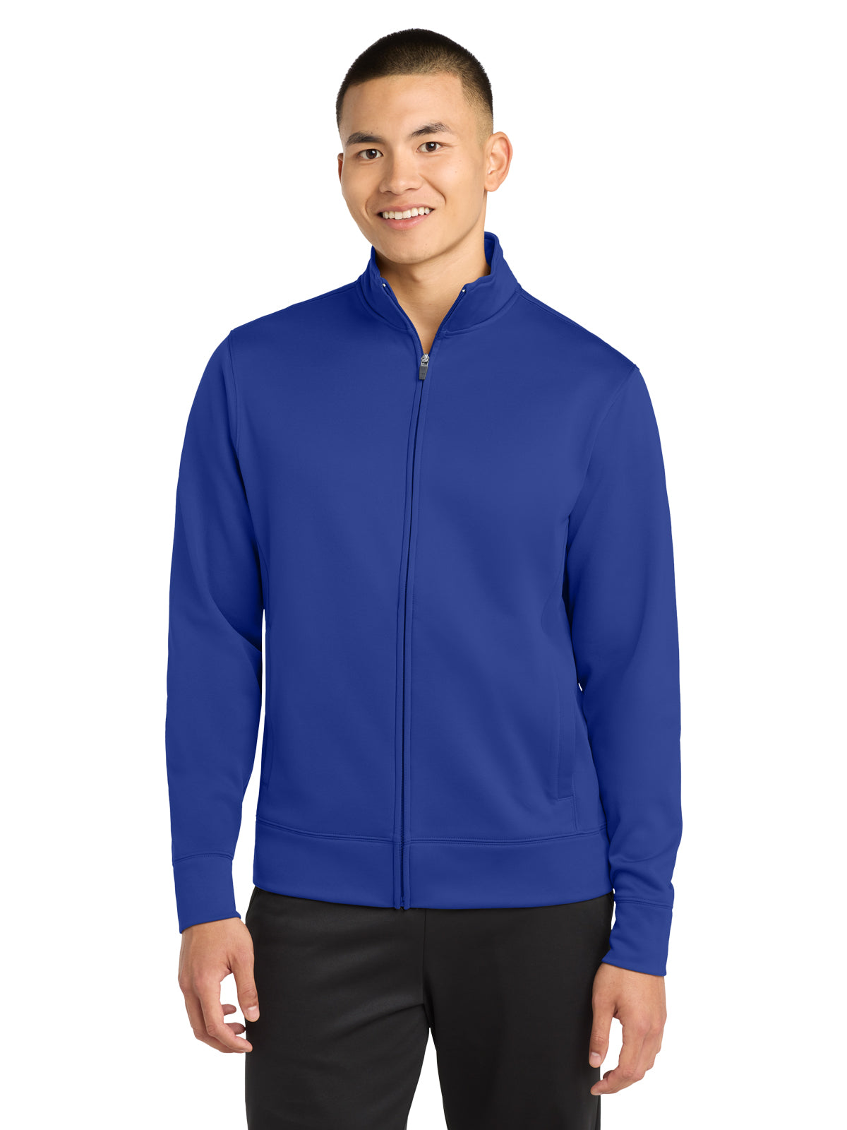 Men's Sport-Wick Fleece Full-Zip Jacket - ST241 - True Royal