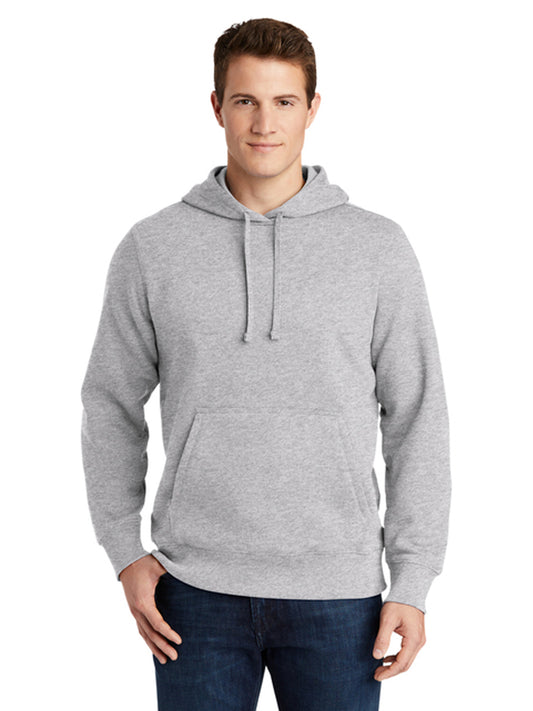 Men's 1-Pocket Pullover Hooded Sweatshirt - ST254 - Athletic Heather