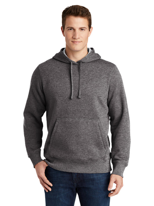 Men's 1-Pocket Pullover Hooded Sweatshirt - ST254 - Graphite Heather