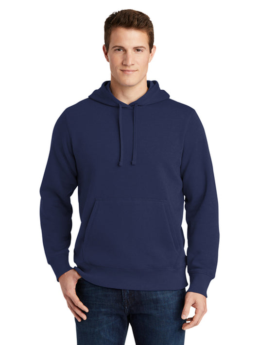 Men's 1-Pocket Pullover Hooded Sweatshirt - ST254 - True Navy