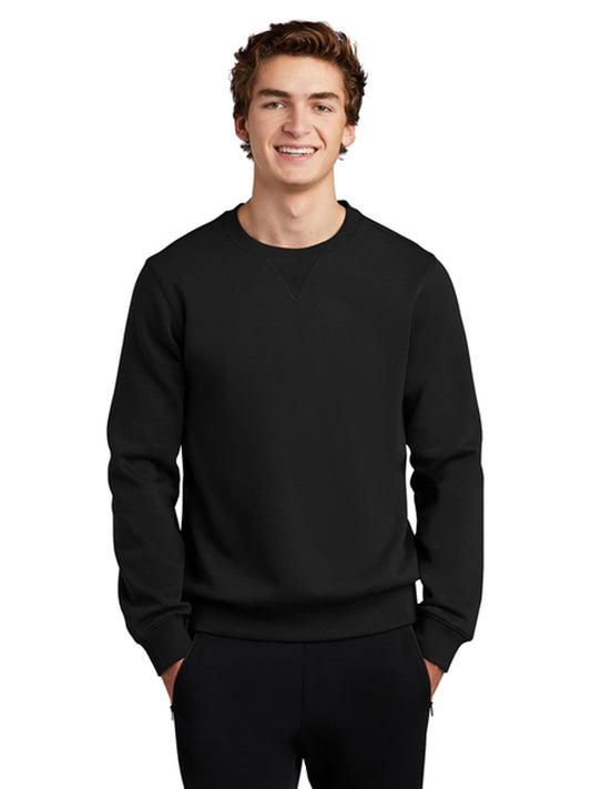 Men's Pocketless Crewneck Sweatshirt - ST266 - Black