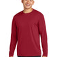 Men's Pocketless Long Sleeve Tee - ST350LS - Deep Red