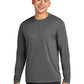 Men's Pocketless Long Sleeve Tee - ST350LS - Iron Grey