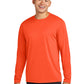 Men's Pocketless Long Sleeve Tee - ST350LS - Neon Orange