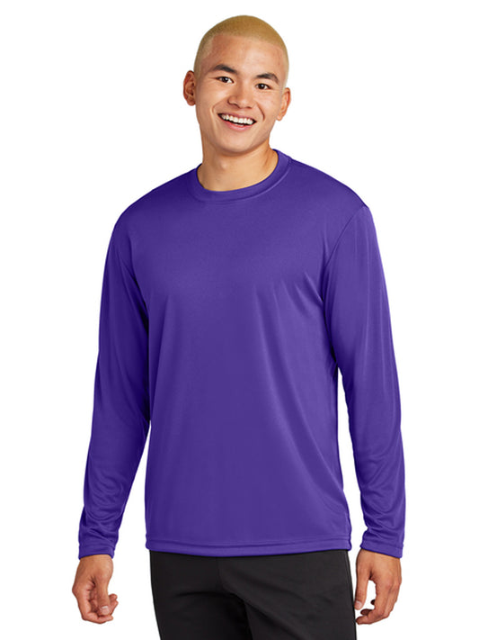 Men's Pocketless Long Sleeve Tee - ST350LS - Purple