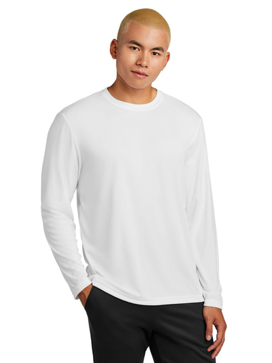 Men's Pocketless Long Sleeve Tee - ST350LS - White
