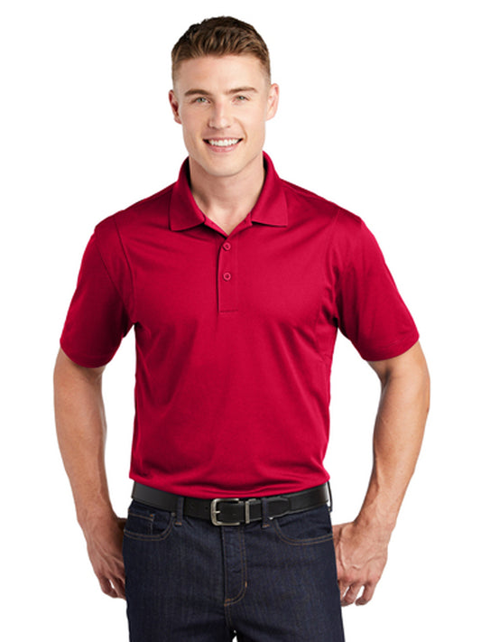 Men's Three-Button Micropique Polo