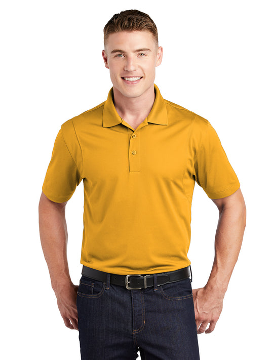 Men's Three-Button Micropique Polo - ST650 - Gold