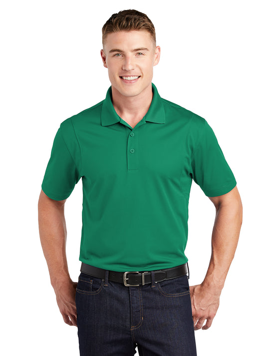 Men's Three-Button Micropique Polo - ST650 - Kelly Green