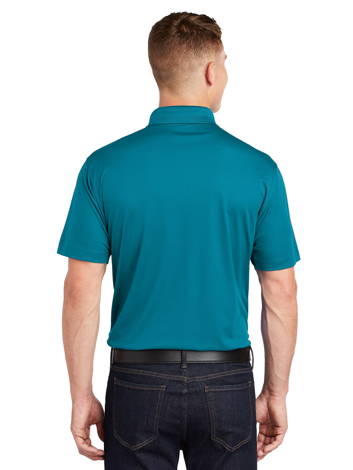 Men's Three-Button Micropique Polo