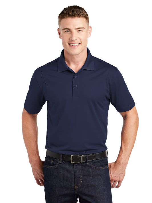 Men's Three-Button Micropique Polo - ST650 - True Navy