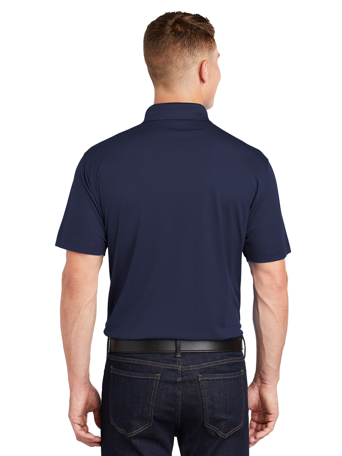 Men's Three-Button Micropique Polo