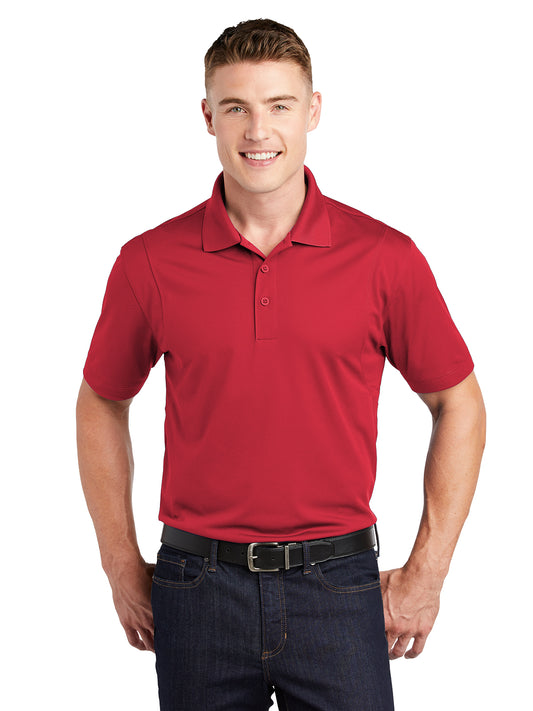 Men's Three-Button Micropique Polo - ST650 - True Red