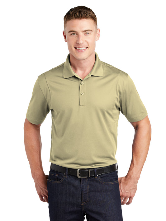 Men's Three-Button Micropique Polo - ST650 - Vegas Gold
