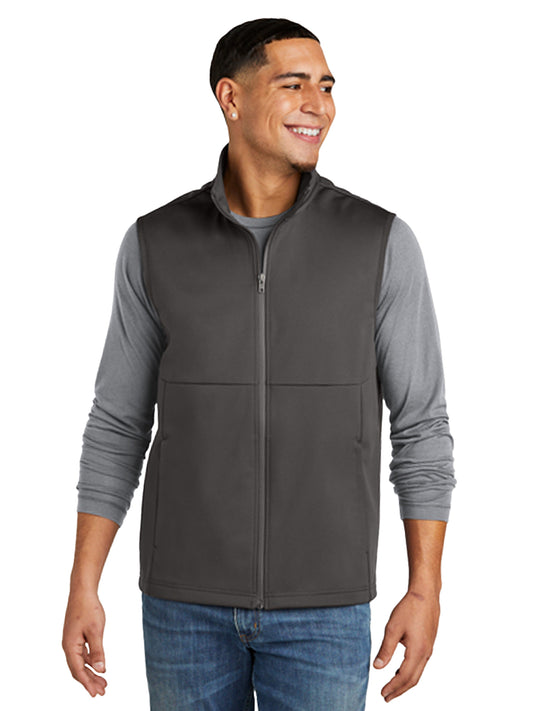 Men's 2-Pocket Soft Shell Vest - ST981 - Graphite
