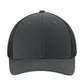 Moisture Wicking Stretch-Tek Mesh Back Cap - STC60 - Iron Grey/ Black