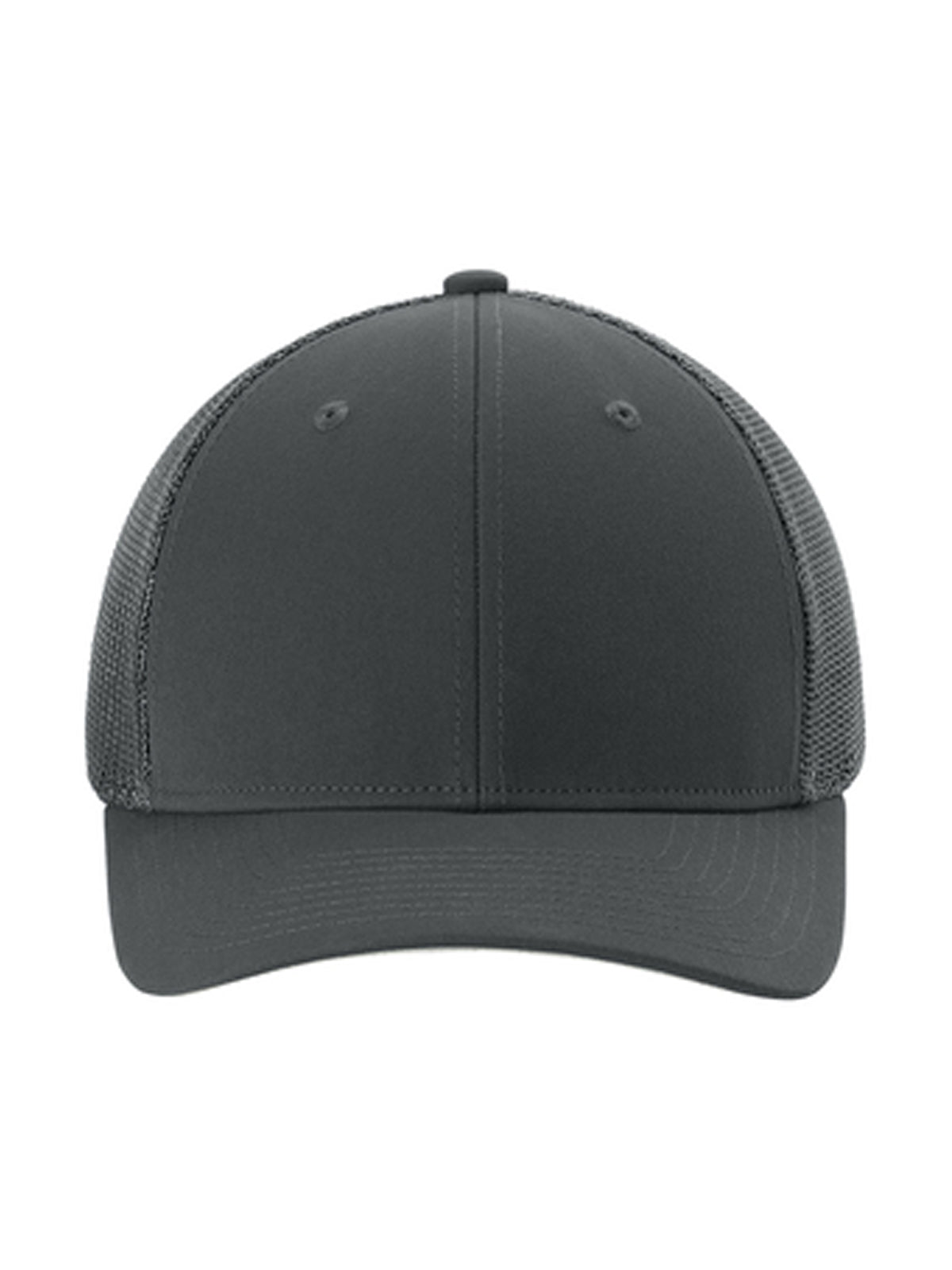 Moisture Wicking Stretch-Tek Mesh Back Cap - STC60 - Iron Grey/ Iron Grey