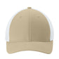 Moisture Wicking Stretch-Tek Mesh Back Cap - STC60 - Sahara/ White