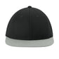 Moisture Wicking Pro-Cut Stretch-Tek Cap - STC64 - Black/ Silver/ Black