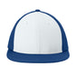 Moisture Wicking Pro-Cut Stretch-Tek Cap - STC64 - White/ True Royal/ True Royal