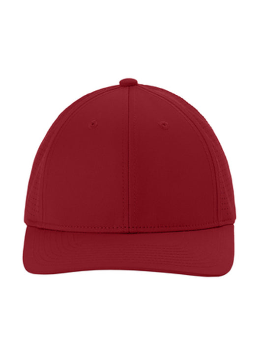 Moisture Wicking Pro-Cut Adjustable Cap - STC65 - Deep Red