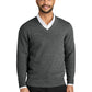 Men's Pocketless V-Neck Sweater - SW2850 - Charcoal Heather