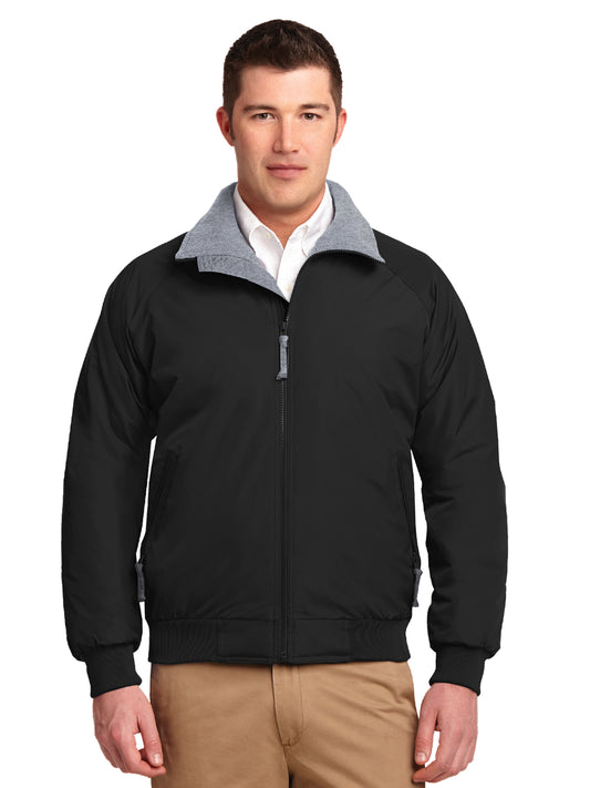 Men's Tall Challenger™ Jacket - TLJ754 - True Black/Grey