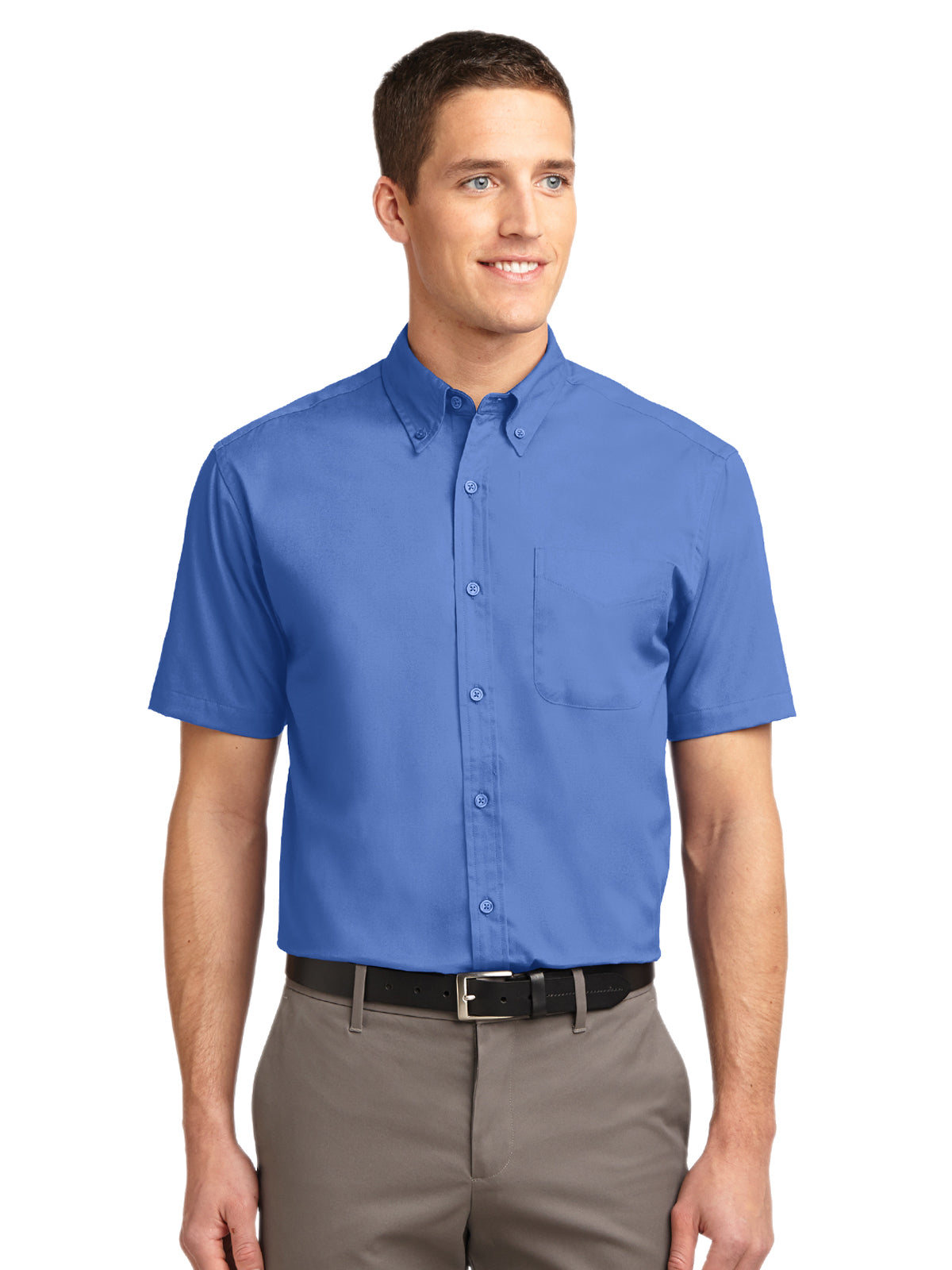 Men's Tall Short Sleeve Easy Care Shirt