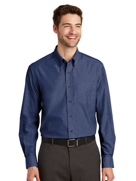 Men's Tall Crosshatch Easy Care Shirt