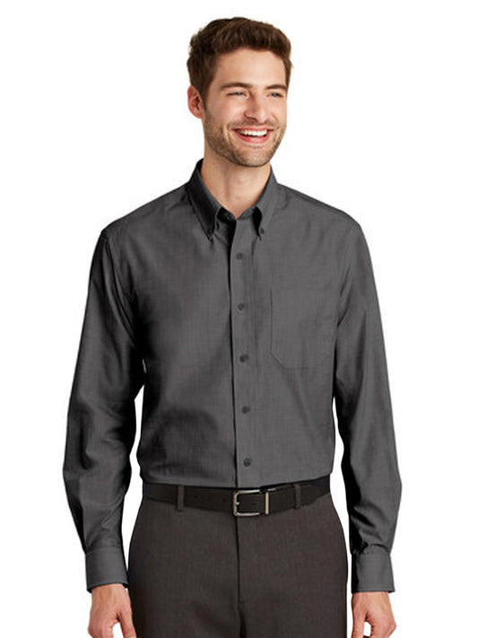 Men's Tall Crosshatch Easy Care Shirt