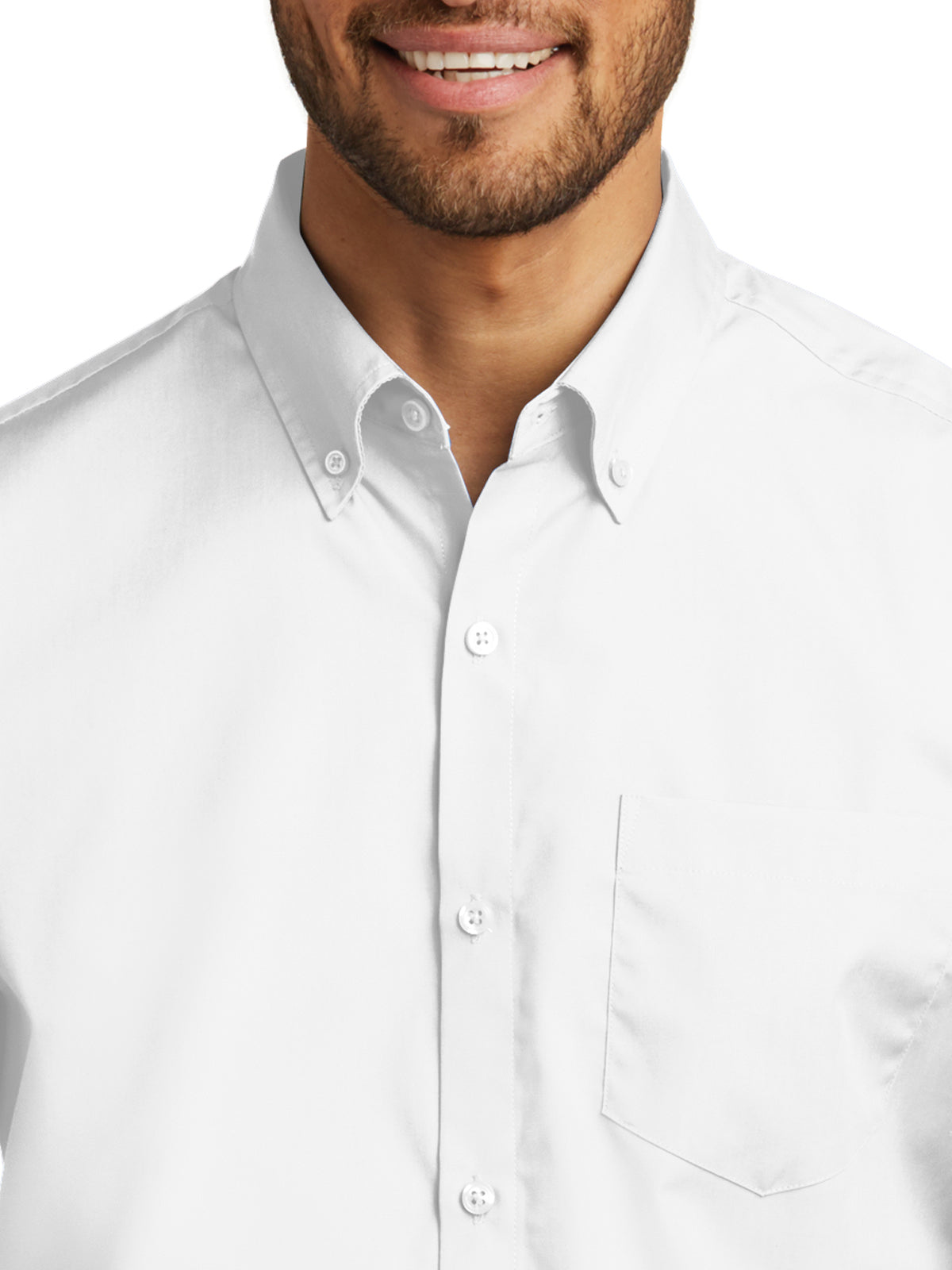 Men's Long Sleeve Poplin Shirt